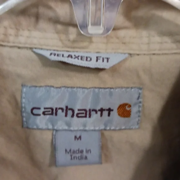 Carhartt cotton long sleeve plaid button down - relaxed fit - Med - Picture 2 of 10